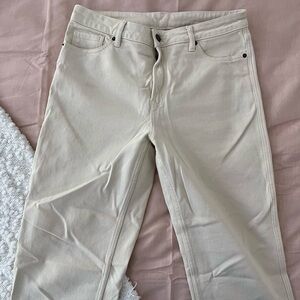Stylish Cream Jeans